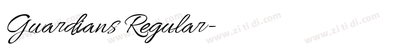 Guardians Regular字体转换 Guardians Regular字体转换
